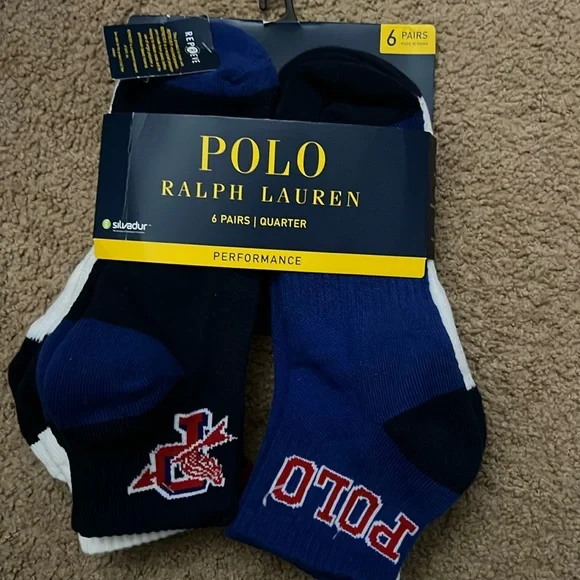 Men’s Polo Ralph Lauren 6 pairs socks - Picture 1 of 3